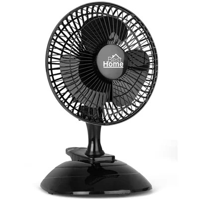Ventilador De Escritorio Best Home Negro 6 Pulgadas