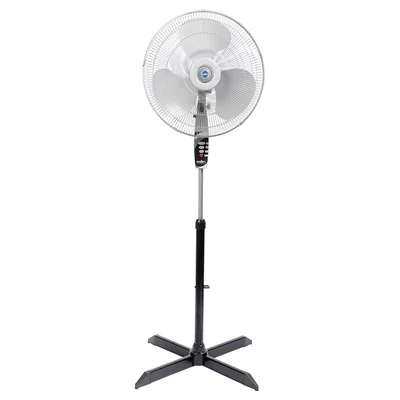 Ventilador de Pedestal Man 18 Pulgadas 3 Velocidades Gris