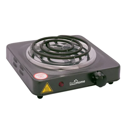 Parrilla Eléctrica Best Home 1 Quemador Gris Oscuro TH-03
