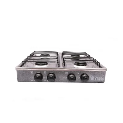 Estufa de Mesa Super Flama 4 Quemadores Gris 4Q CA G