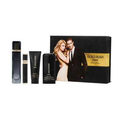 Set Perfumes Paris Hilton Dama 4 Piezas Gold Rush