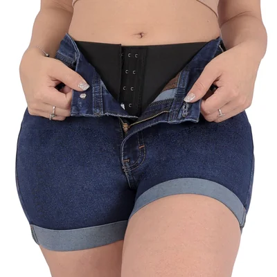 Short de Mezclilla con Faja Sea Brazil para Mujer