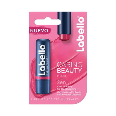 Bálsamo Labial Labello Caring Beauty Pink 4.8 g