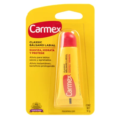 Bálsamo Labial Carmex Classic Tubo 10 g