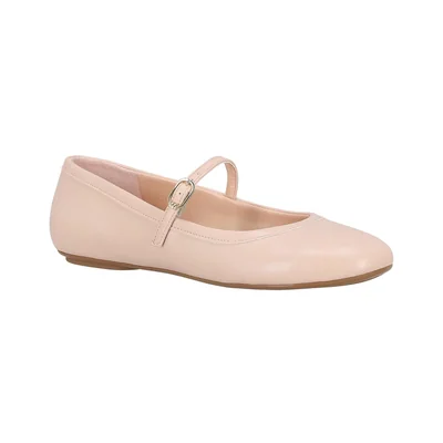 Balerina Westies Rosa Claro Ajuste Hebilla para Mujer