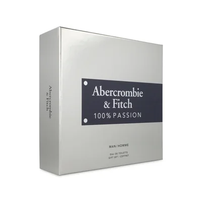 Set Abercrombie And Fitch 100% Man Passion 3Pzs