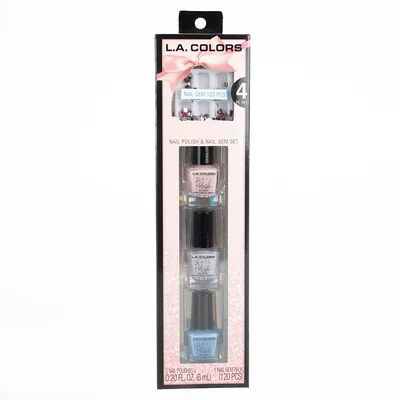 Set de Regalo L.A. Colors Cute Mani 4 Piezas