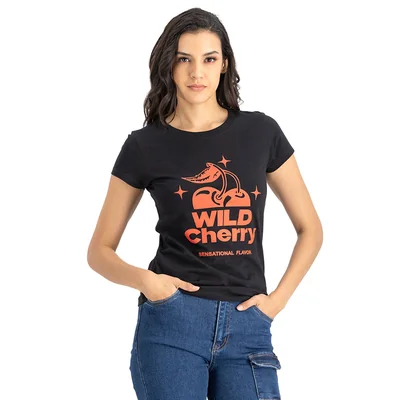 Playera Mujer Estampado Wild Cherry Mxstaza