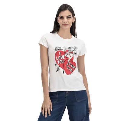 Playera Mujer To My Valentine Mxstaza