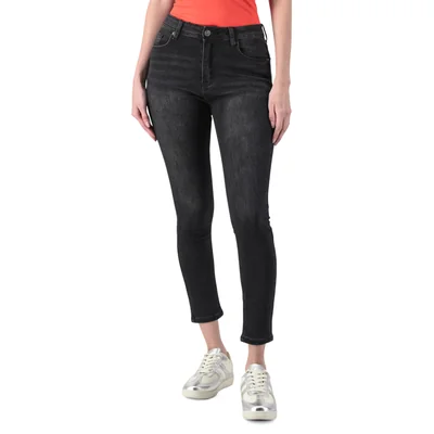 Jeans Mujer Casuales Tobillero Deslavado Mxstaza