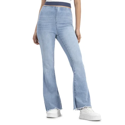 Jeans Mujer Casuales Pierna Amplia Mxstaza