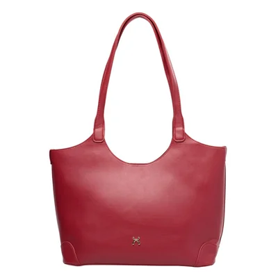 Bolsa Mxstaza Mujer Diseño Liso Rojo
