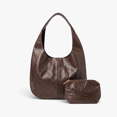 Bolsa Mxstaza Mujer Textura Tipo Piel Café