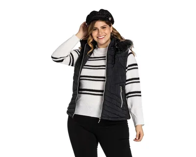 Chaleco con Capucha Thinner para Mujer