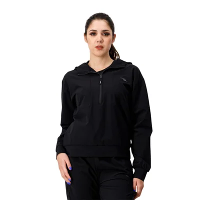 Rompevientos Nitro Sport Mujer Con Logo En Pecho