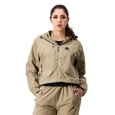 Rompevientos Nitro Sport Mujer Bolsillos En Pecho