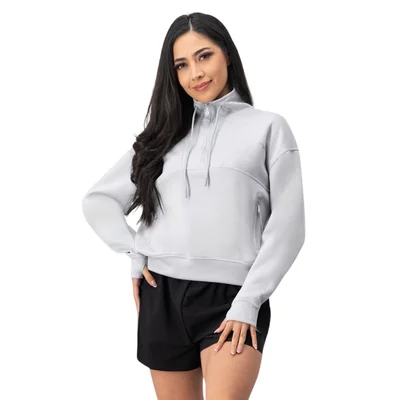 Sudadera Nitro Sport Mujer De Cuello Alto Ajustable