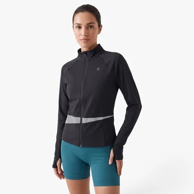 Chamarra Deportiva Nitro Sport Mujer Franja En Contraste