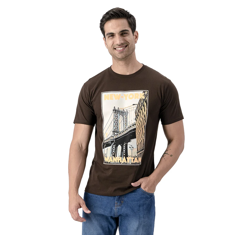 Playera Hummo Hombre Diseño Manhattan