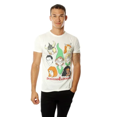 Playera con Estampado de Personajes de Dungeons & Dragons