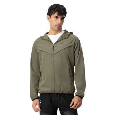 Chamarra Rompevientos Nitro Sport Hombre Con Capucha