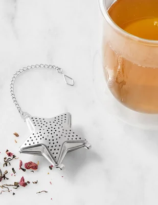 Infusor Novelty de acero inoxidable para té
