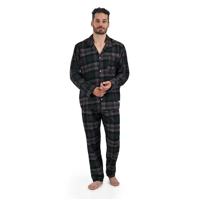 Pijama de Camisa Manga Larga y Pantalón Starwest para Hombre
