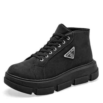 LADY ONE BOTIN MUJER CUÑA Y PLATAFORMA NA1197 NEGRO TACON 4 cm