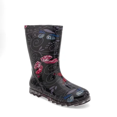 PINET BOTA LLUVIA MUJER PULGARCIT NEGRO MULTICOLOR