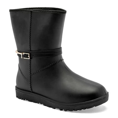 TOP MODA BOTA LLUVIA MUJER 2646 NEGRO ORO