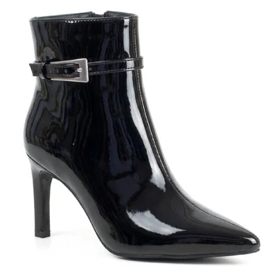 Botines De Charol Mujer Lady Paulina 554004 Con Tacón Alto
