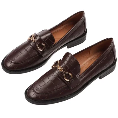 Mocasín Slip On Efecto Piel Cocodrilo Torli&mo para Mujer