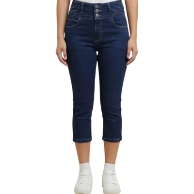 Capri Mezclilla Britos Jeans Mujer Azul 025962