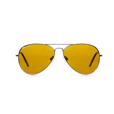 Lentes Eagle Eyes Aviator Classic Gold Armazón Dorado Polarizado TriLenium