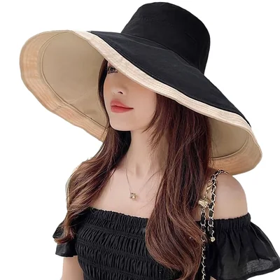 Sombrero Para El Sol Huamulan 7 Ala Ancha Protección Uv Para Verano Para Mujer - Venta Internacional.