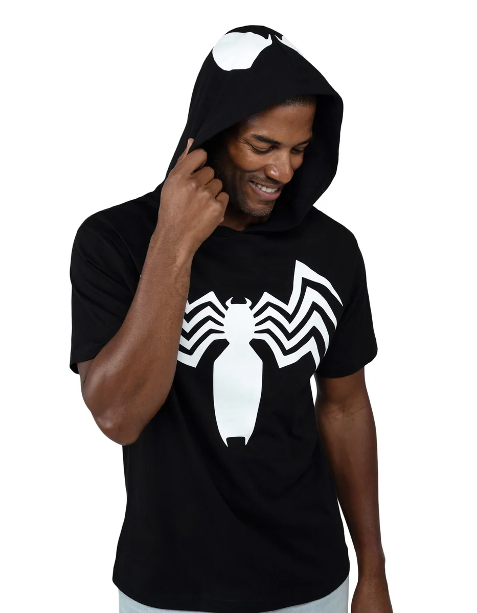 Sudadera Marvel Spider-man Venom Negro Talla Grande - Venta Internacional.