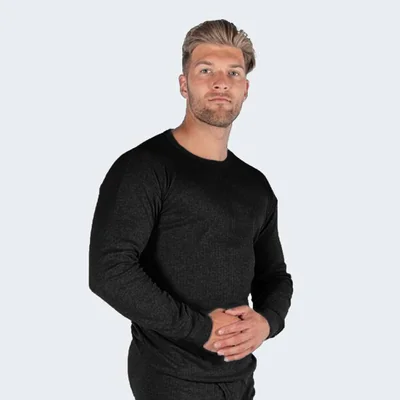 Conjunto Térmico Afelpado Para Caballero Cuello Redondo By Scott&cody