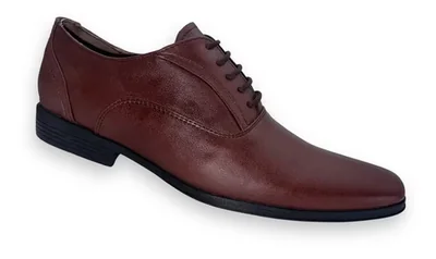 Zapato Elegante de Vestir R Cómodos 703 Café de Piel de Borrego para Caballero