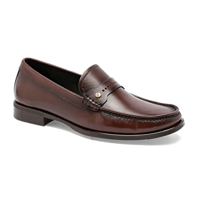 Gino Cherruti Mocasin Café Para Hombre