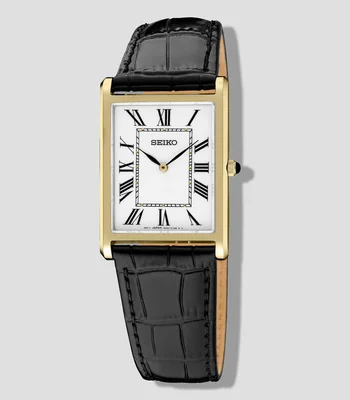 Reloj para Hombre Essentials Tank De vestir Dorado