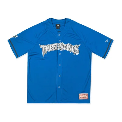 Jersey New Era NBA Minnesota Timberwolves Baseball Hardwood