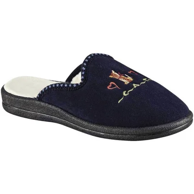 PANTUFLA Niagara 6100 MUJER Color MARINO E1 AFELPADAS ACOGINADAS MUY COMODAS