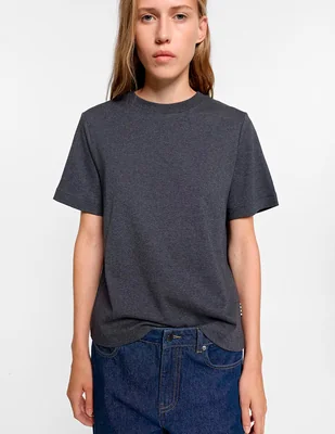 Playera manga cuello redondo para mujer