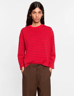 Playera manga cuello redondo para mujer