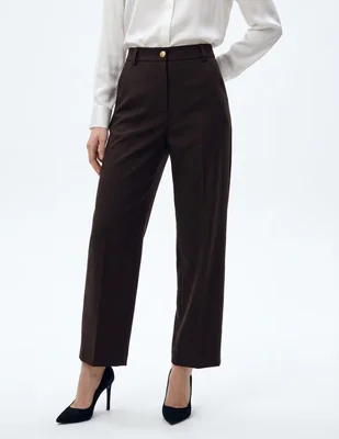 Pantalón formal straight para mujer