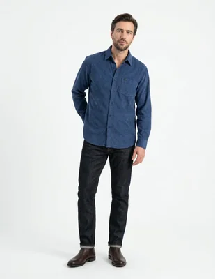 Camisa de pana para hombre