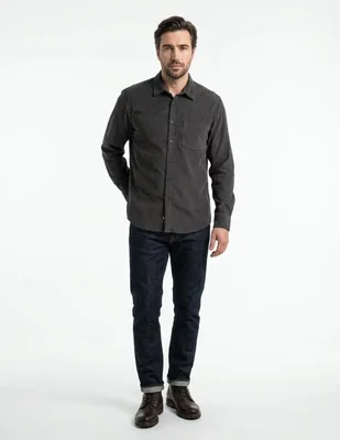 Camisa de pana para hombre
