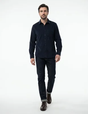 Camisa de pana para hombre