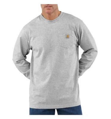 Camiseta de manga larga Carhartt Dearborn gris jaspeado 3X-Large