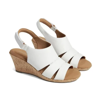 Sandalias Rockport Briah Sling blanco mujer